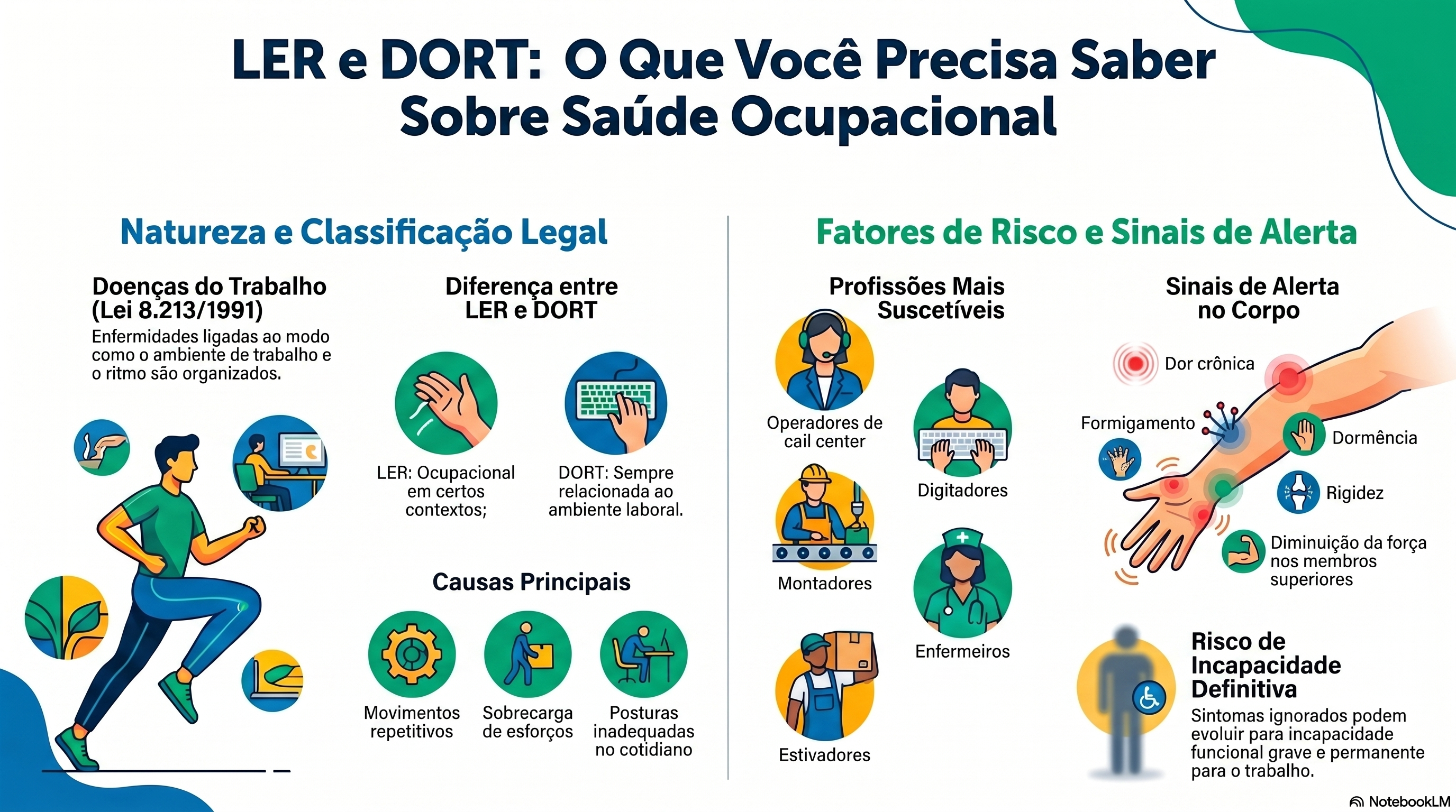 O que s&atilde;o LER e DORT e por que elas s&atilde;o consideradas doen&ccedil;as ocupacionais?