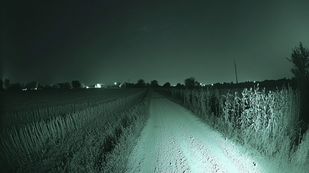 night vision of farm