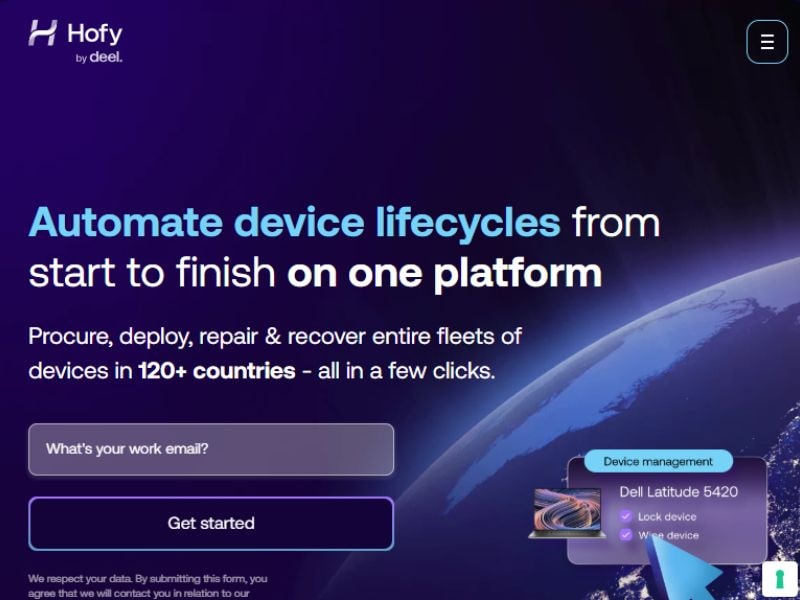 Global reach of Hofy in the IT equipment leasing market.