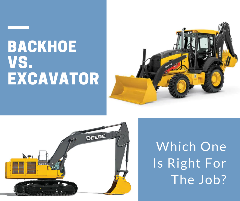 Difference Between An Excavator And A Backhoe