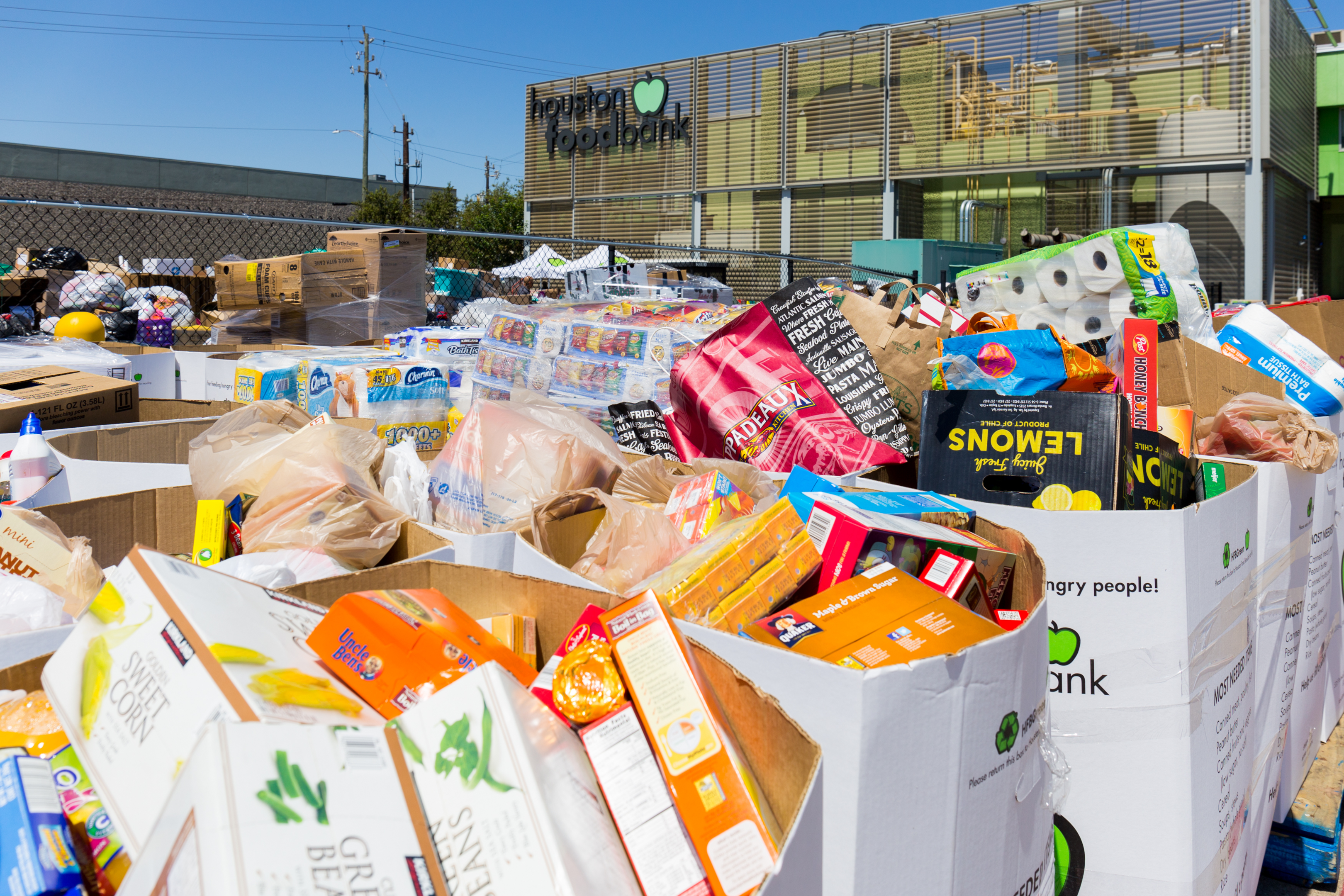 Consider a food drive or service project