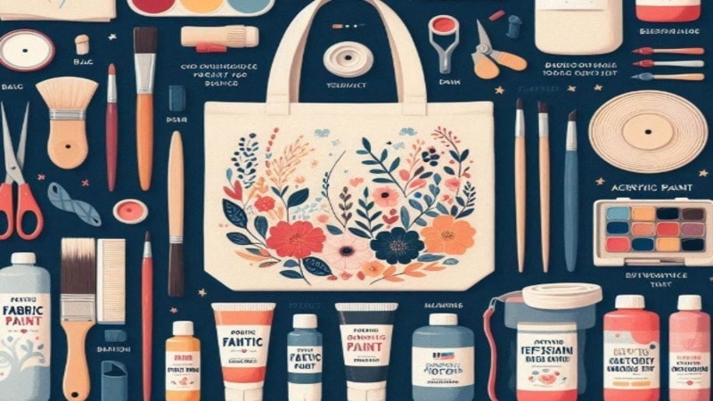 Basic Tools and Materials canvas bag