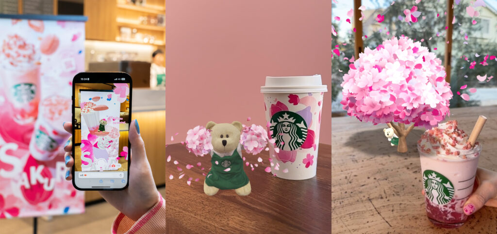 Sakura Starbucks Japan In-store AR Experience