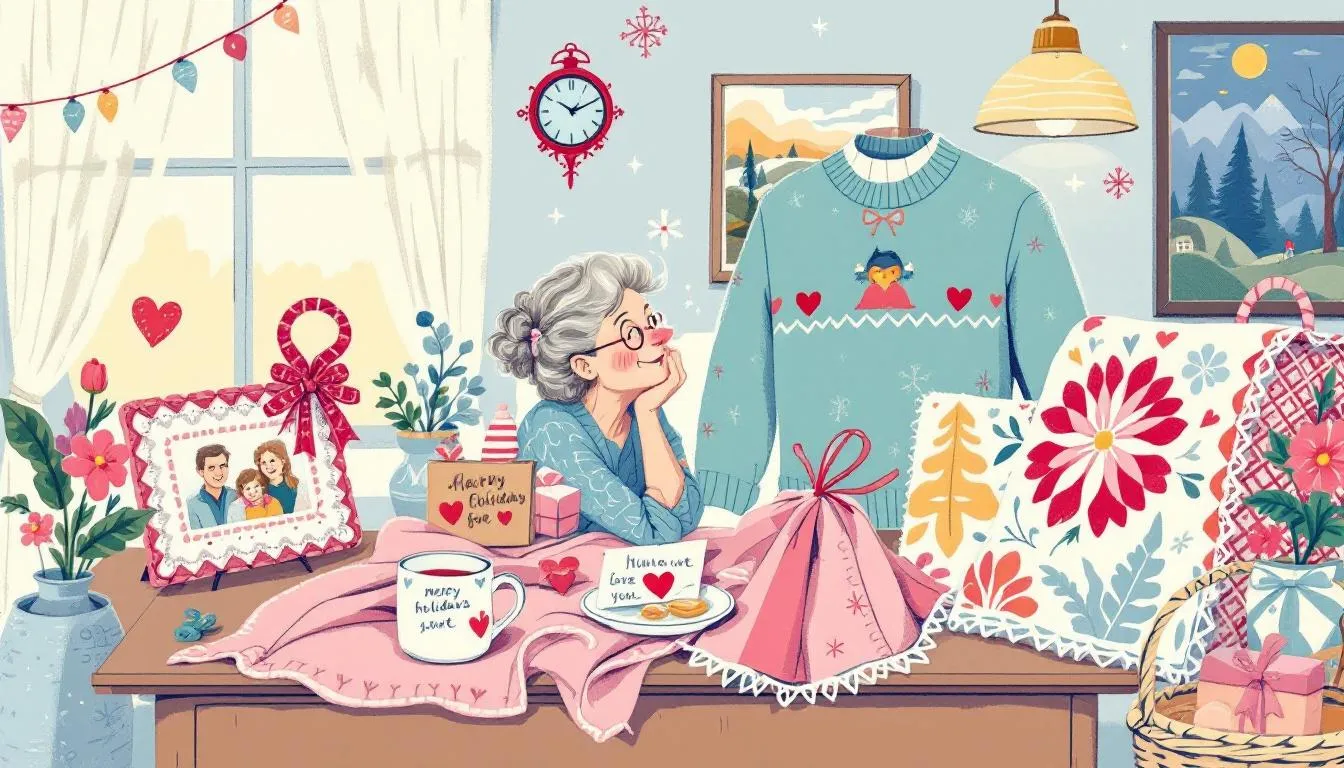 Personalized and sentimental gifts for elderly loved ones.