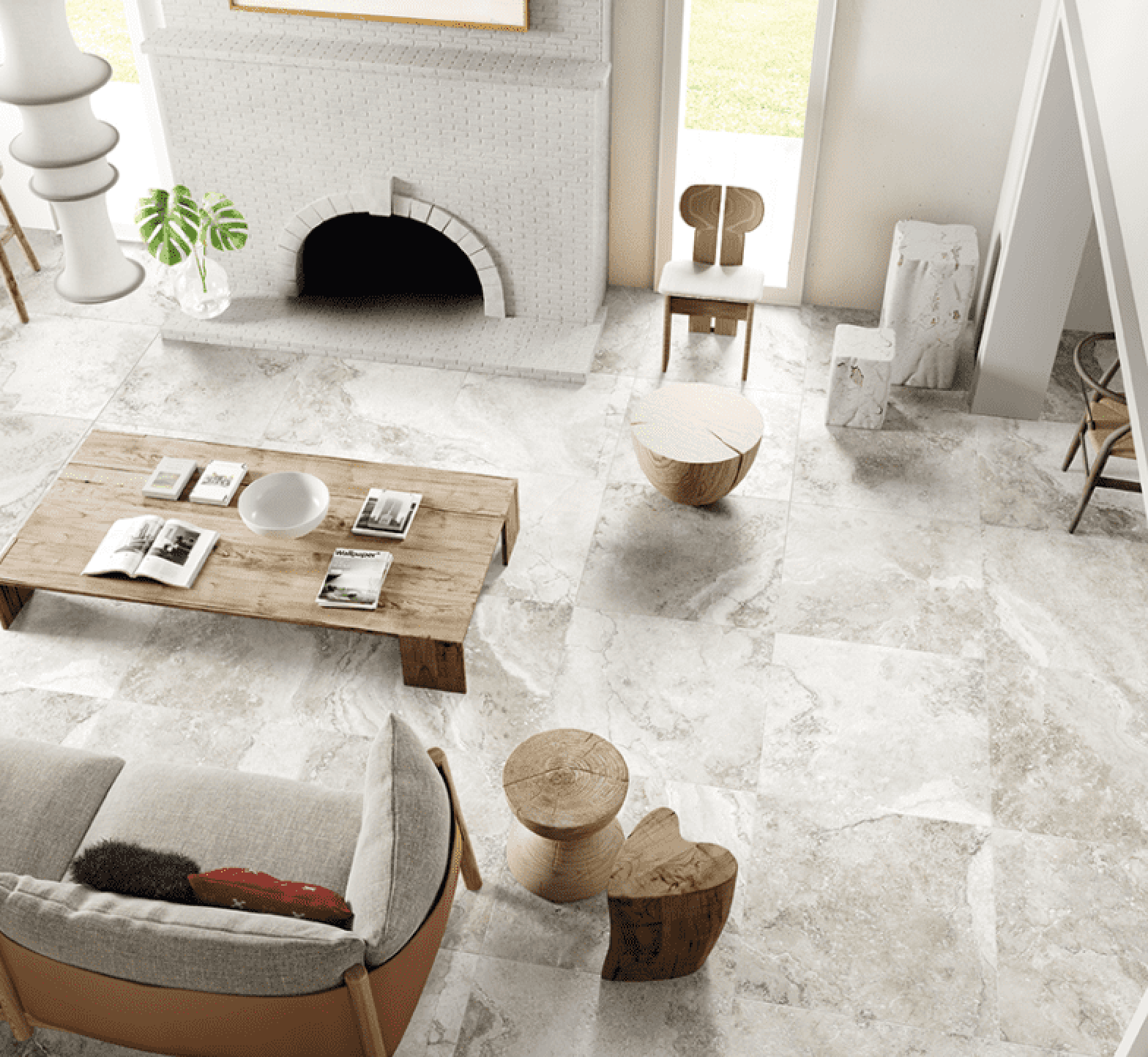 Image: Bloom Grey Matt 120×60 tiles by Edimax-Astor Tiles at EMC Tiles