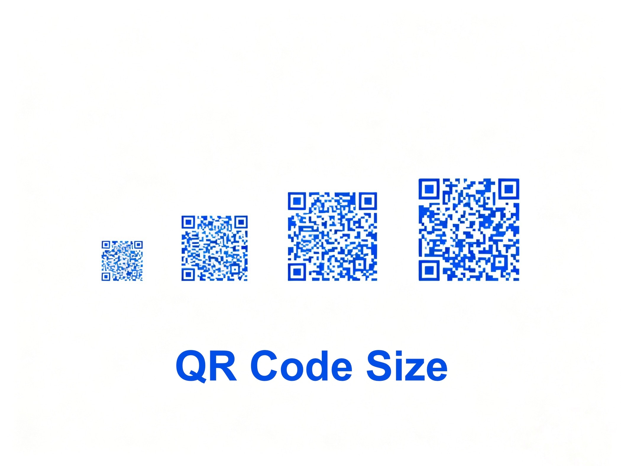 What's the minimum QR code size?
