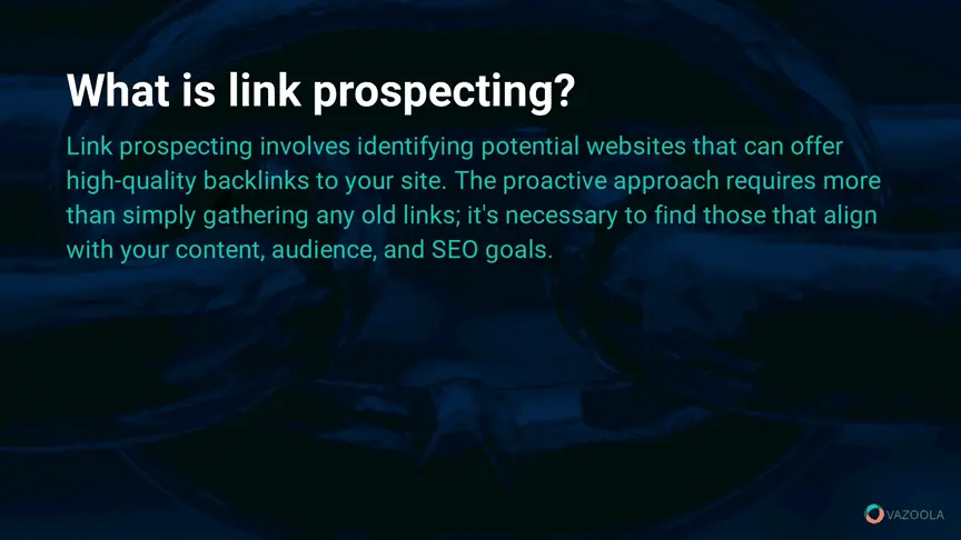 What is link prospecting