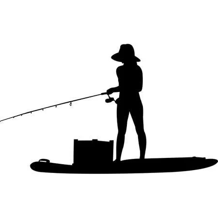 What is your paddle boarding fish set up? No rod holder on the inflatable boards clip art.