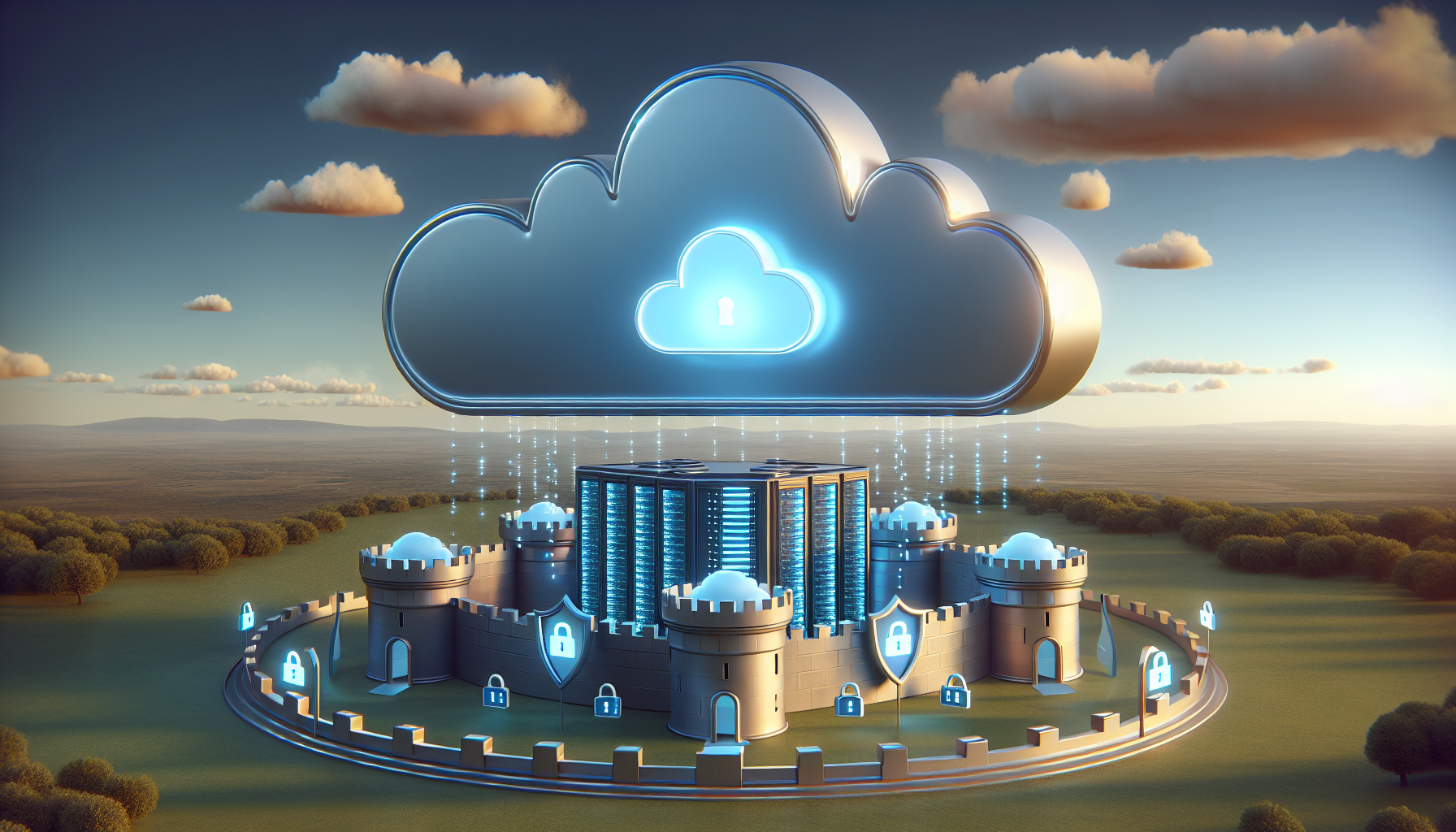 Secure data storage with cloud technology for marketing automation
