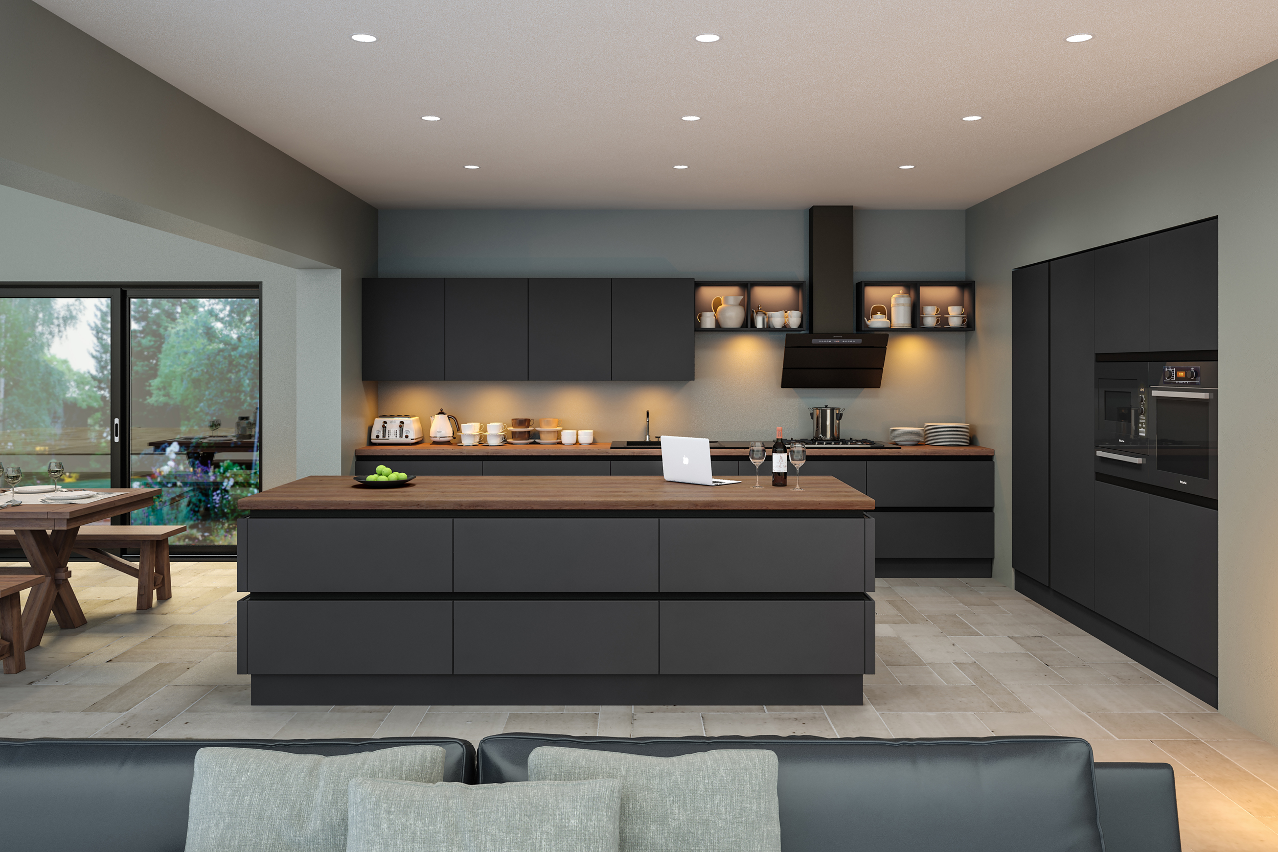 Modern appliances hidden