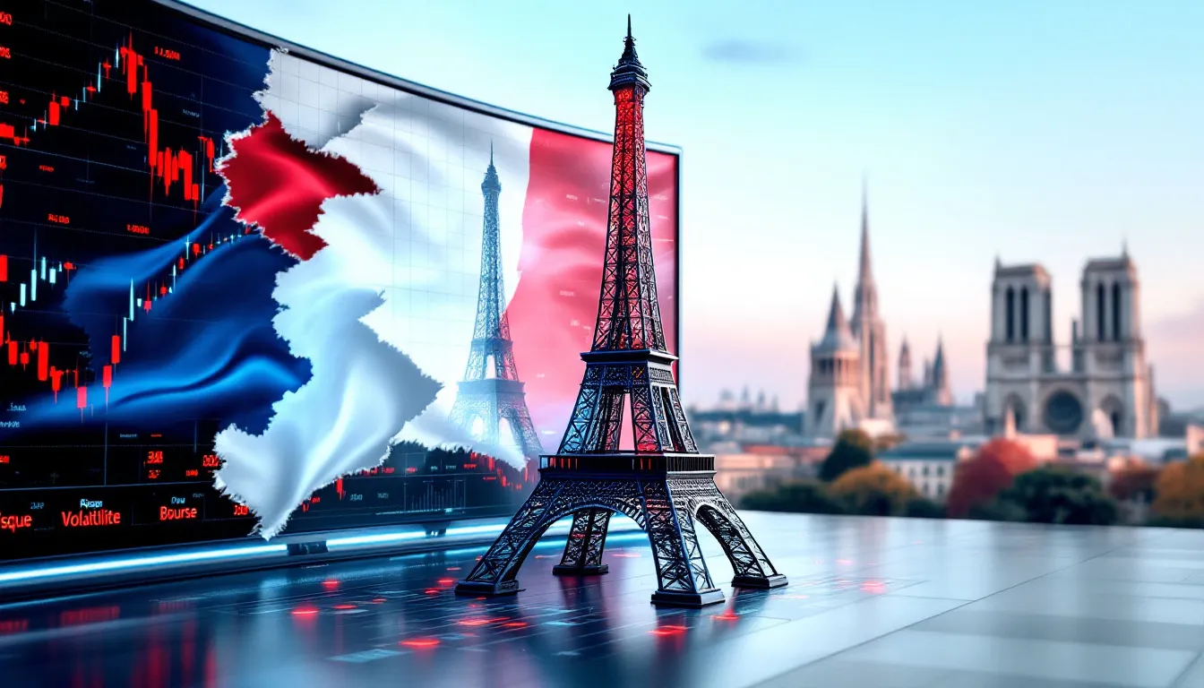 Visual representation of risks associated with France futures trading.