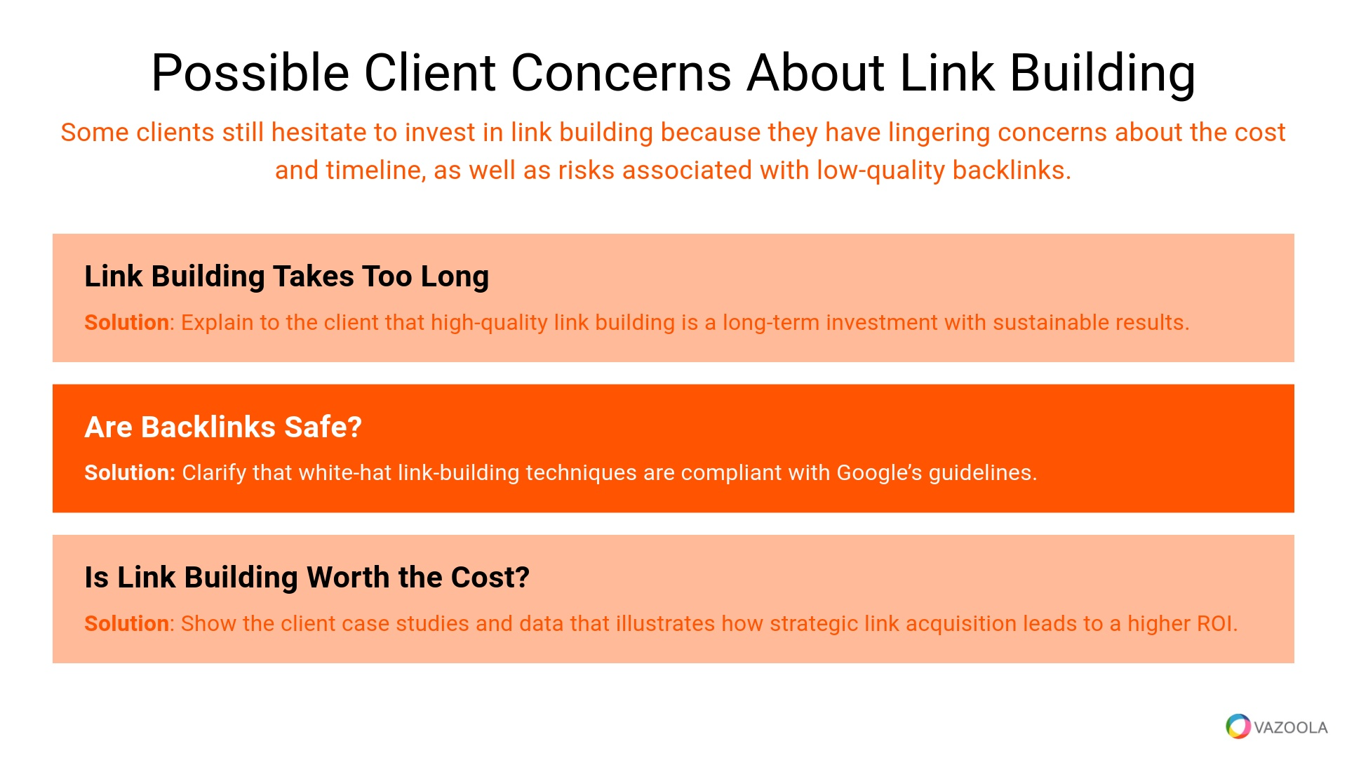 Possible Client Concerns About Link Building