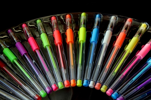 color gel pens