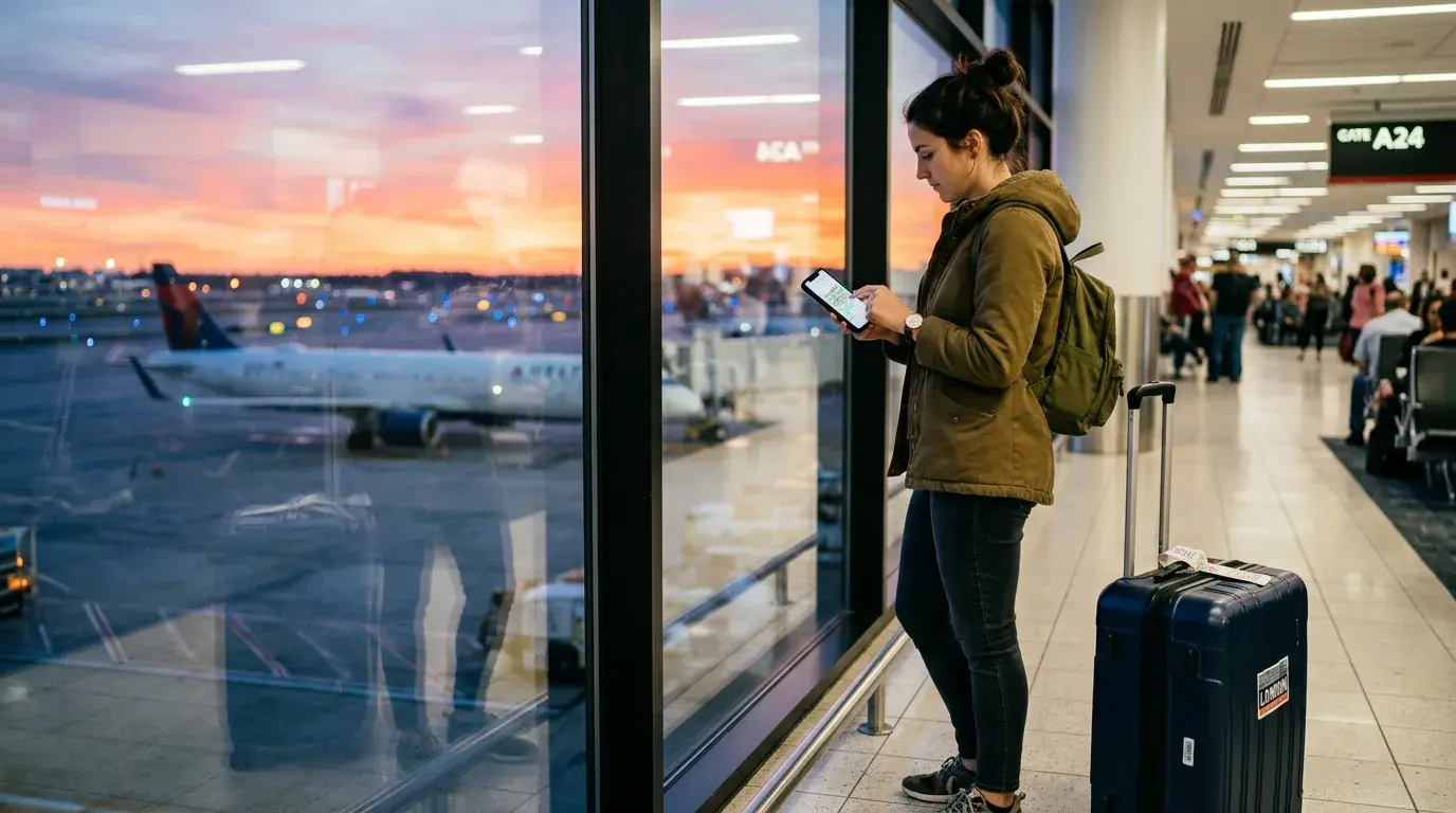 Travel window strategy for flight reservation for visa with uncertain dates