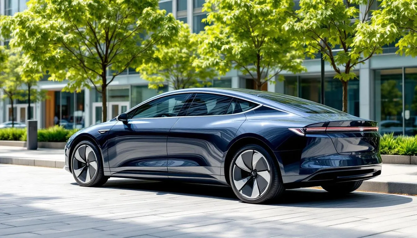 The image depicts a modern vehicle subscription service