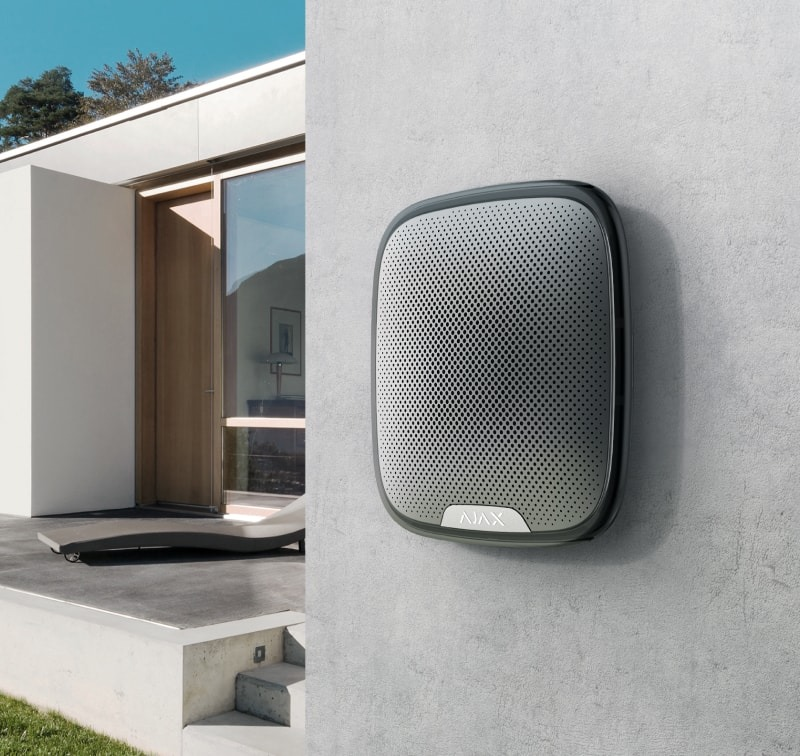 Sirena de alarma para disuadir intrusos