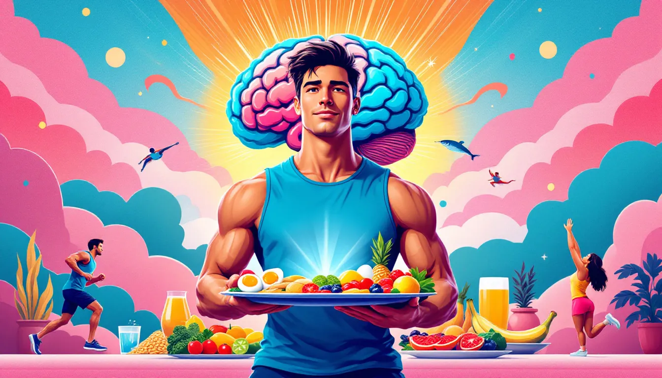 Sportler, die sich gesund ernähren und Cholin in ihre Diät integrieren.