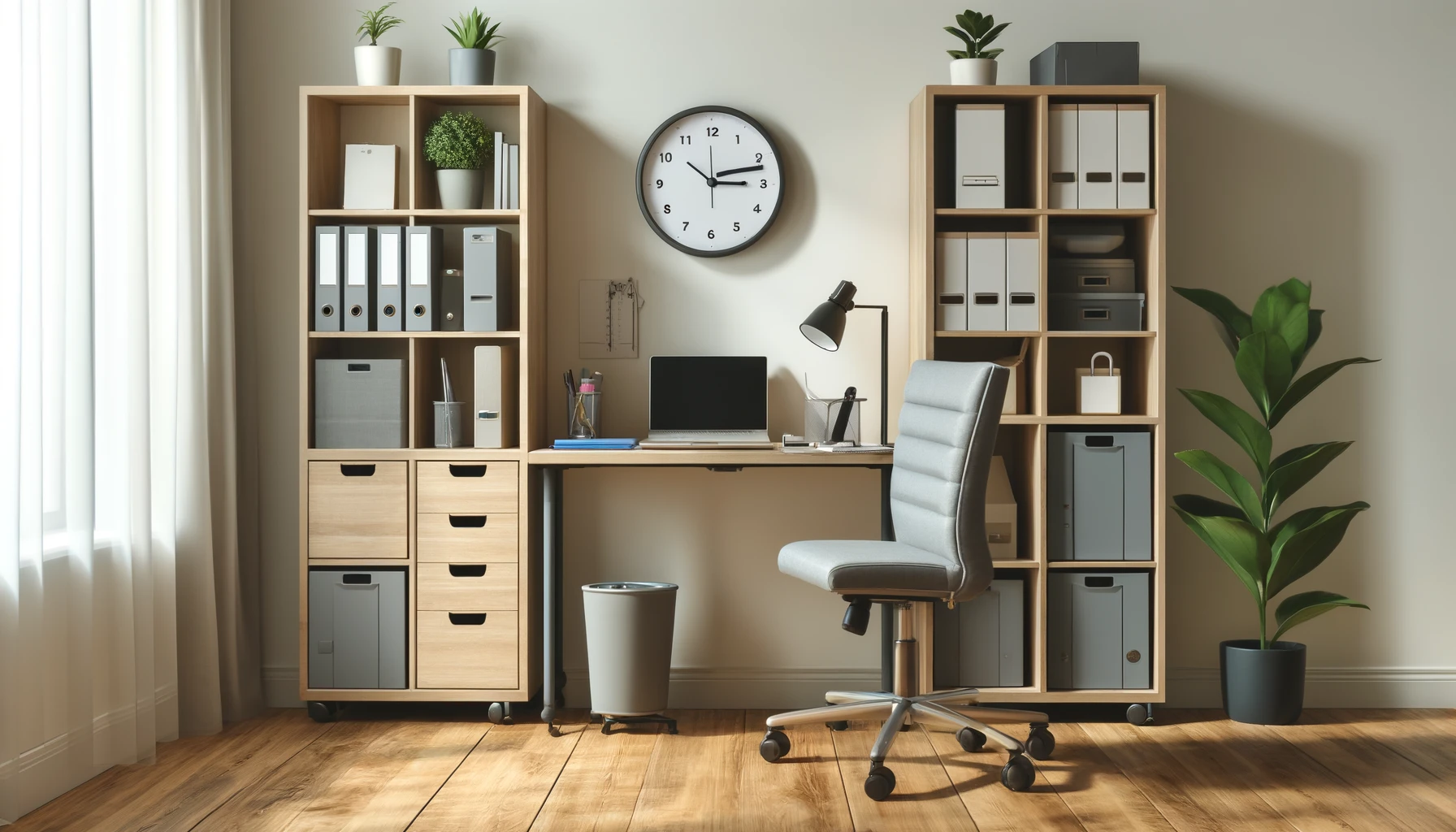 Office with mobile furniture