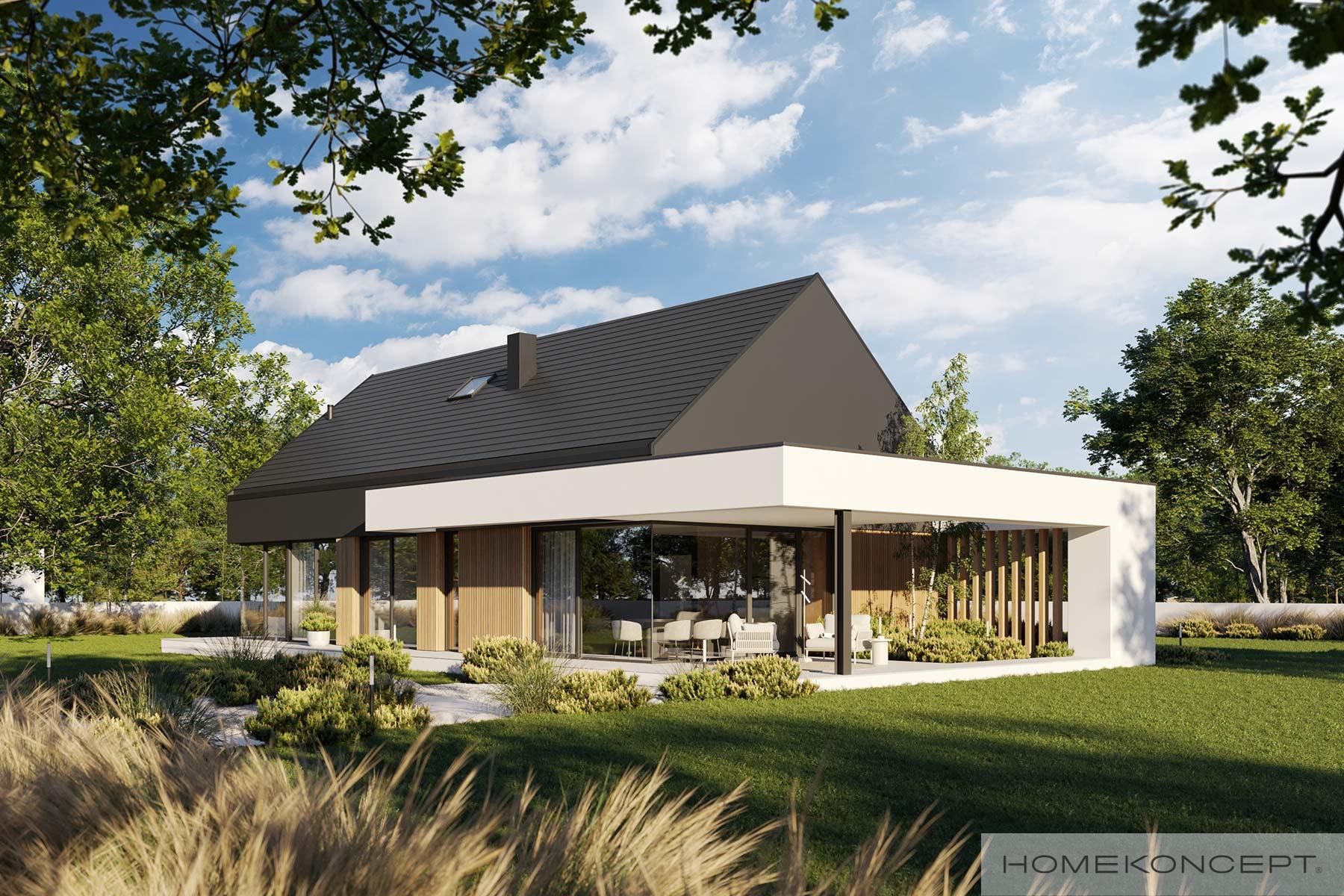 Projekt domu parterowego HOMEKONCEPT 144