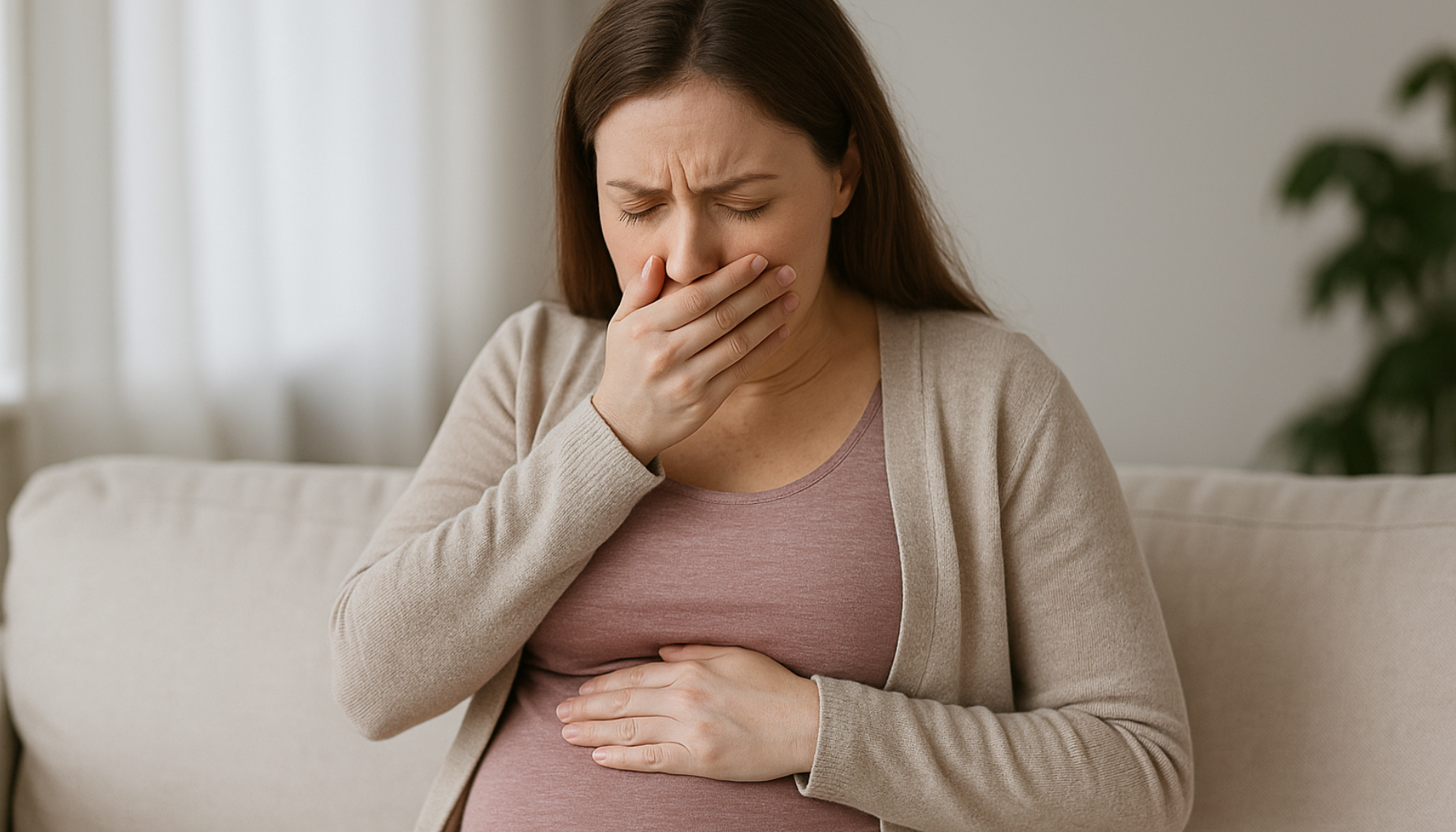 Kvalme gravid – Derfor føler du deg uvel (og hva som faktisk hjelper) 11 Gravid kvinne sitter i sofa og holder hånden over magen mens hun dekker munnen på grunn av kvalme under graviditet. kvalme gravid kvalme og oppkast spis lite og ofte under svangerskapet gode råd hyperemesis gravidarum vitamin b6 hos de fleste frisk luft svangerskapskvalme sterkt krydret kvalme store mengder kvalmen gravide svangerskapet under råd bør lege mat unngå behandling opplever alvorlig ingefær får gravid vanlig hos kvinner første oppkast kvalm graviditeten mye spis andre mer uke hyperemesis drikke går plager gjerne litt plagene legemidler hjelpe væske fosteret prøv jordmor morgenkvalme gravidarum ofte tips ganger kaster svært hvile kroppen rundt graviditet finnes fleste plaget skyldes dagen akupressur flere nok svimmelhet vitamin hele hjelper godt helt