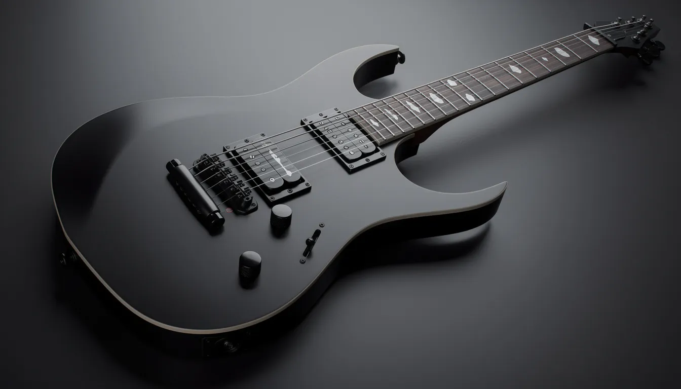 Die schwarze Superstrat-Gitarre hat eine aggressive Form und ist mit Humbucker-Pickups ausgestattet, was für einen kraftvollen Sound sorgt. Sie gehört zu den besten E-Gitarren im Budgetbereich und ist ideal für Gitarristen, die Wert auf Klangvielfalt und Spielkomfort legen.