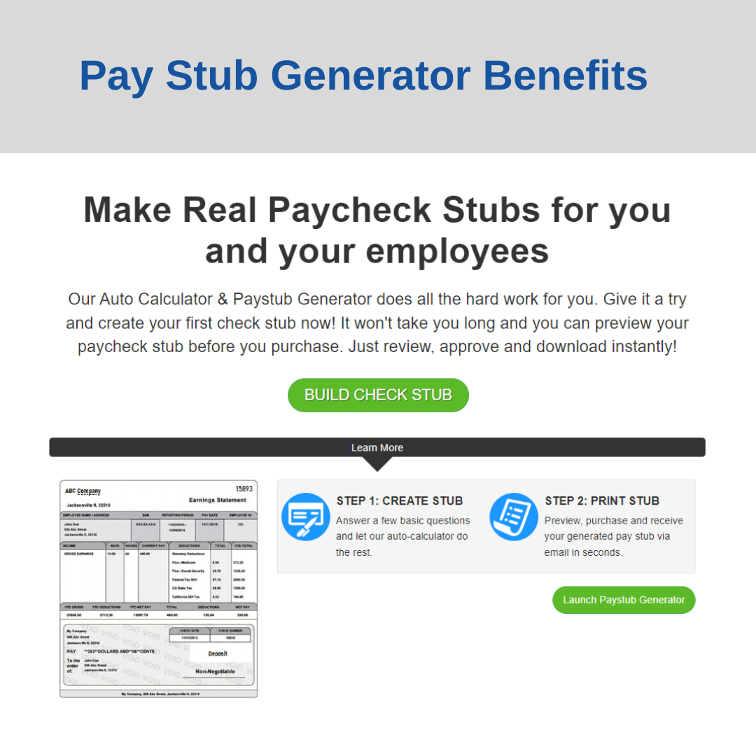 Pay stub generator work to make your life easier.