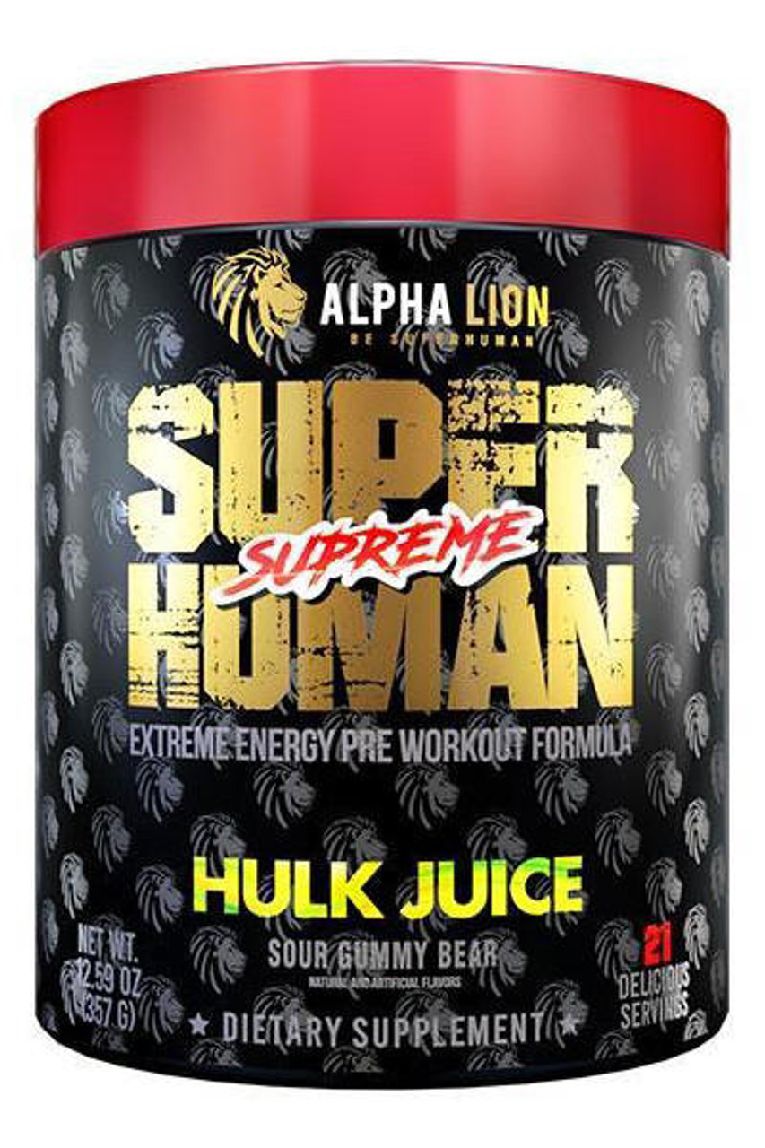 SuperHuman Supreme Hardcore Stim Pre-Workout by Alpha Lion