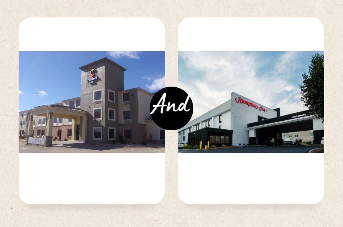A picture of Comfort Inn and Hampton Inn Somerset as two of the closest romantic hotels in lexington ky