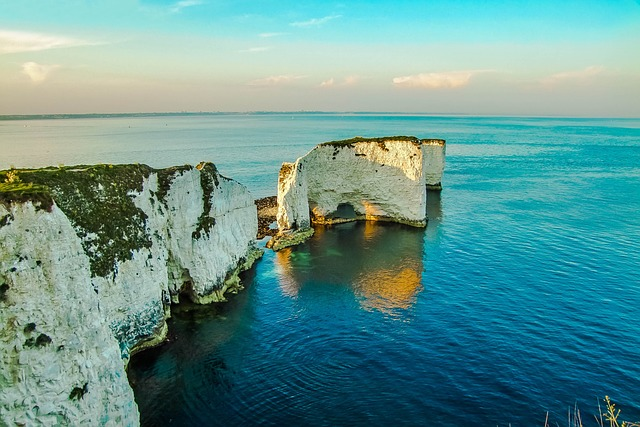 old harry rocks, dorset, ocean