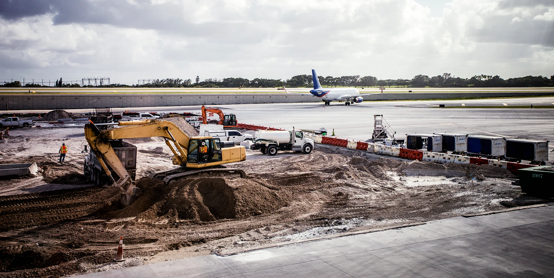 Airport Runway Foundation Construction