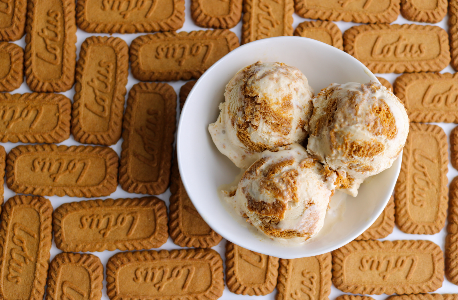 cookie butter ice cream, ice cream, speculoos