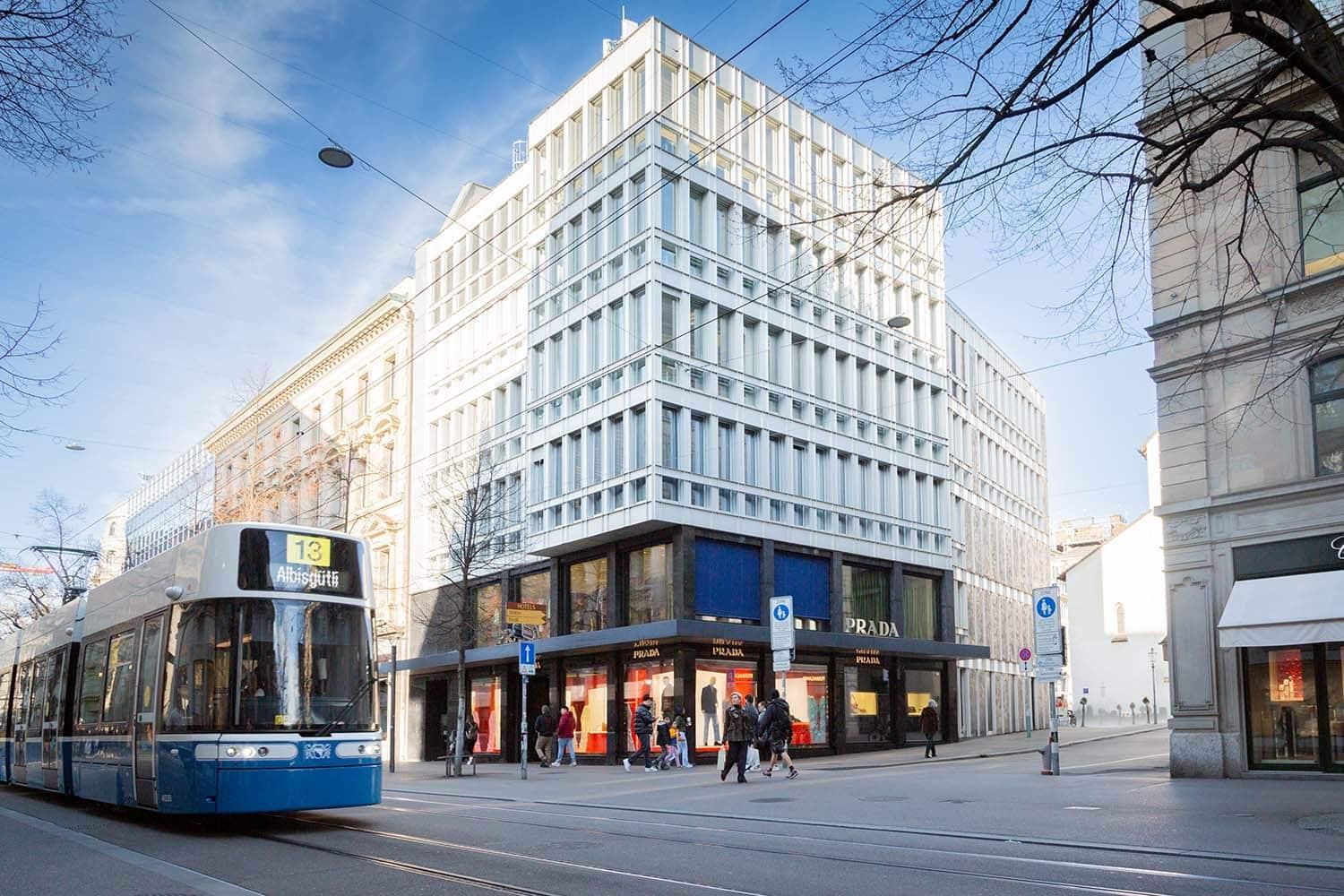 Bild, das den nachfolgenden Coworking Space in Zürich zeigt: Bahnhofstrasse