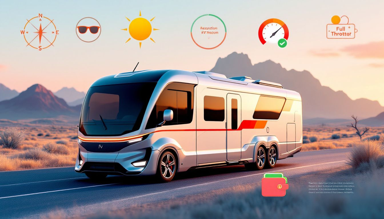 71e833b6 4444 4af8 a15d 4c683764fd19 An RV parked in a scenic outdoor location, highlighting the RV rental experience.