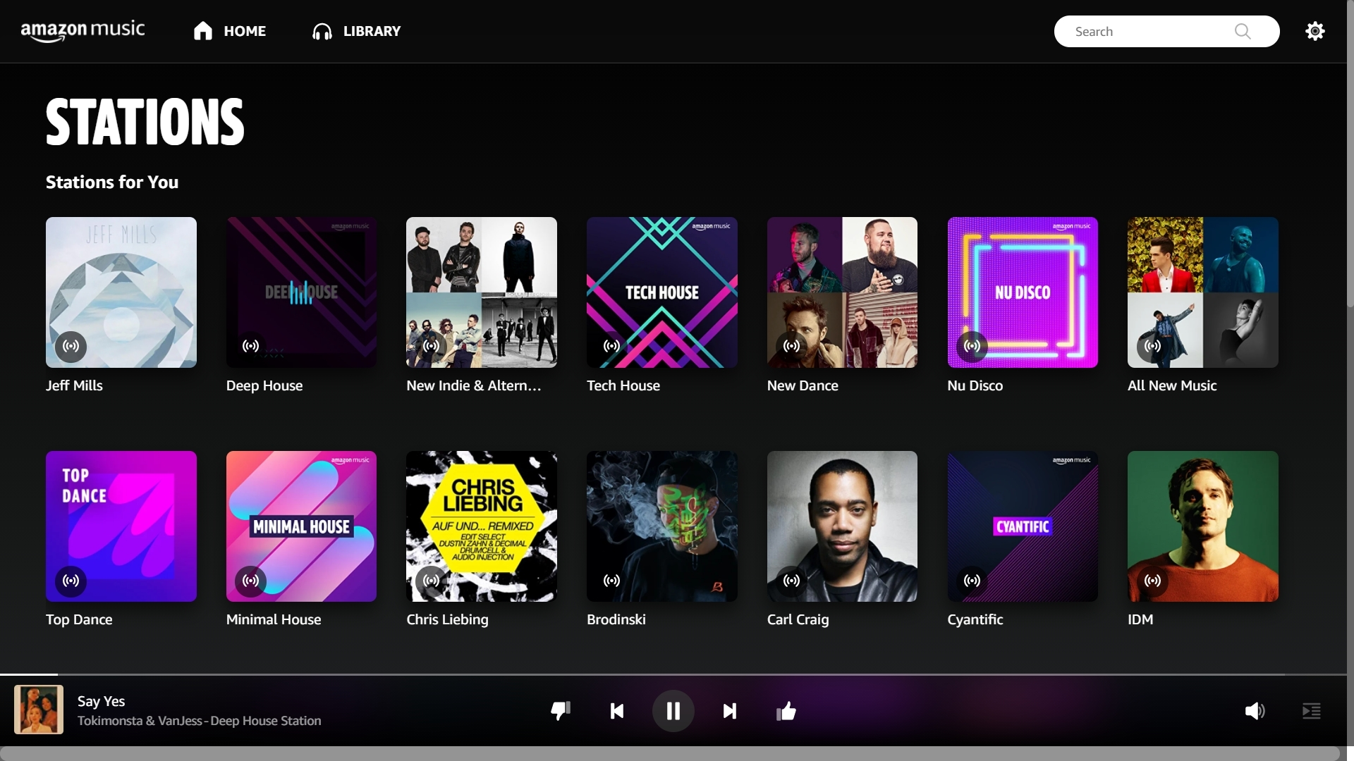 amazon music stations