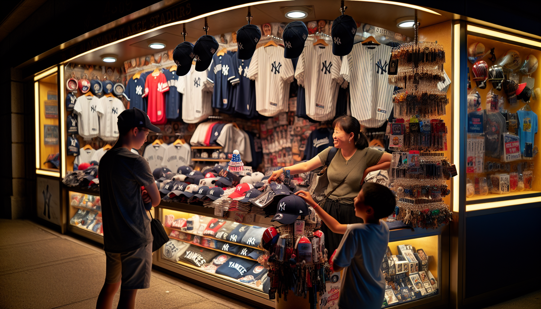 Yankee Stadium souvenir shop