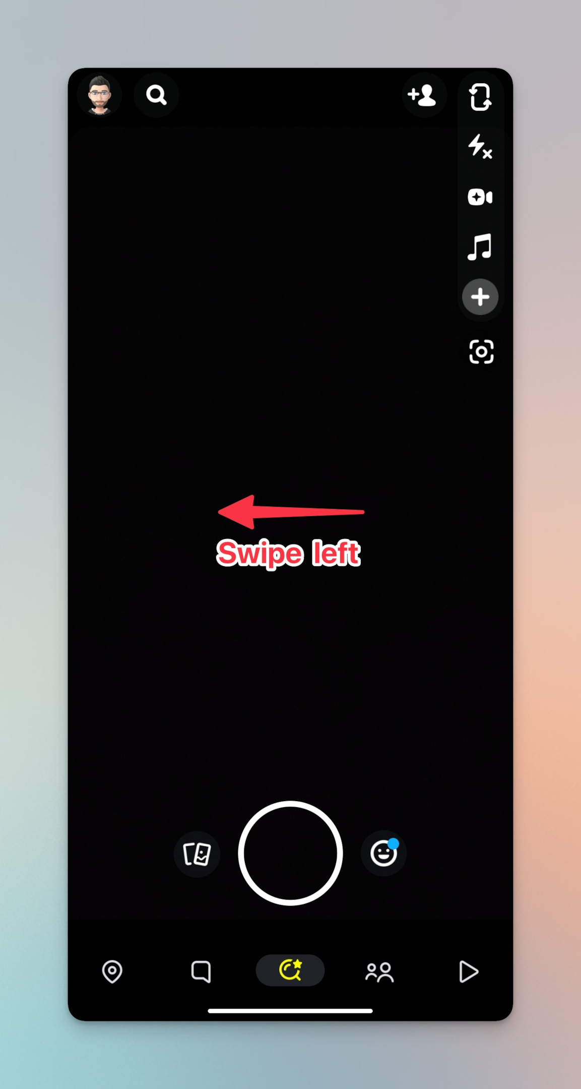 Remote.tools shows how to open discover page on Snapchat app for android