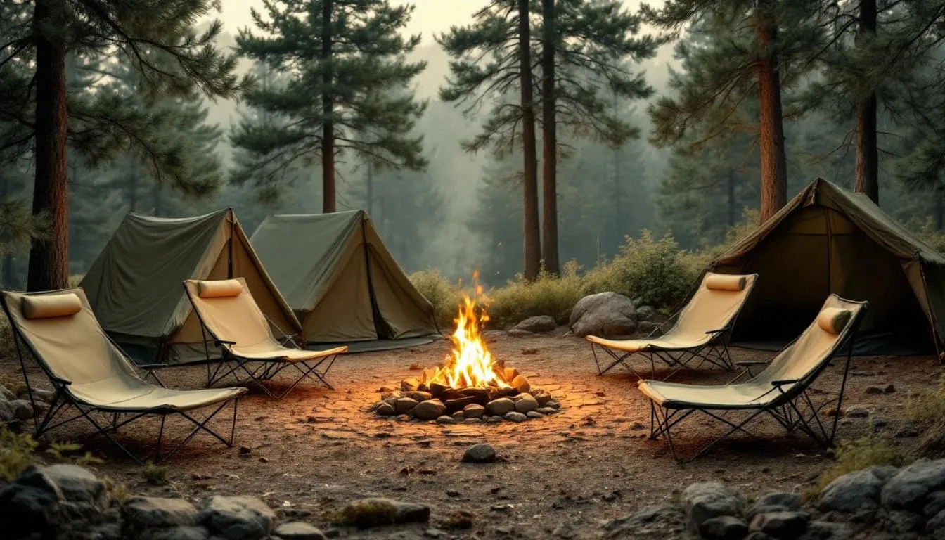 A selection of the best camping cots for 2025, showcasing various models.