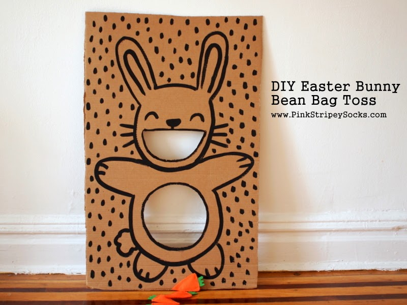 Easter Bunny Bean Toss | 10 Easter Crafts and Activities for Kids