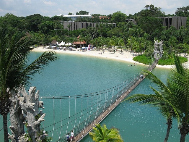beach, sentosa, island