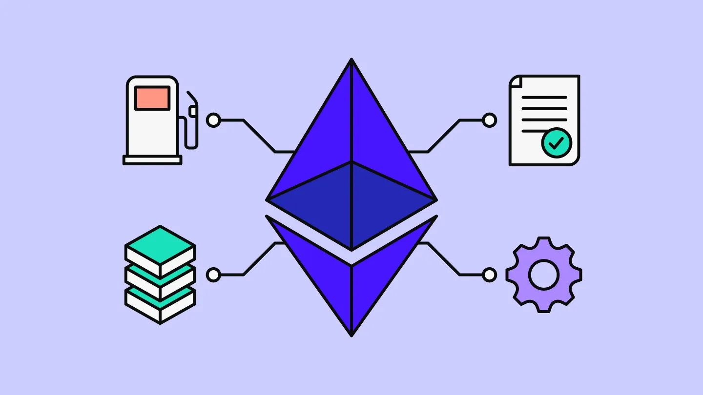 A conceptual image illustrating Ethereum's transition to Proof-of-Stake.