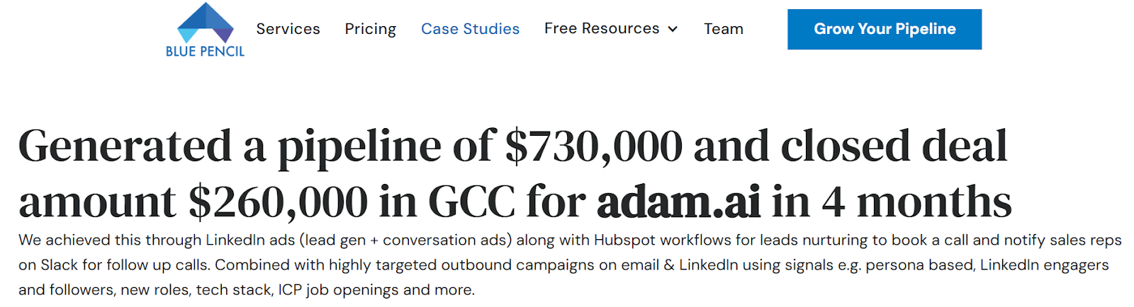 Bleupencil case study