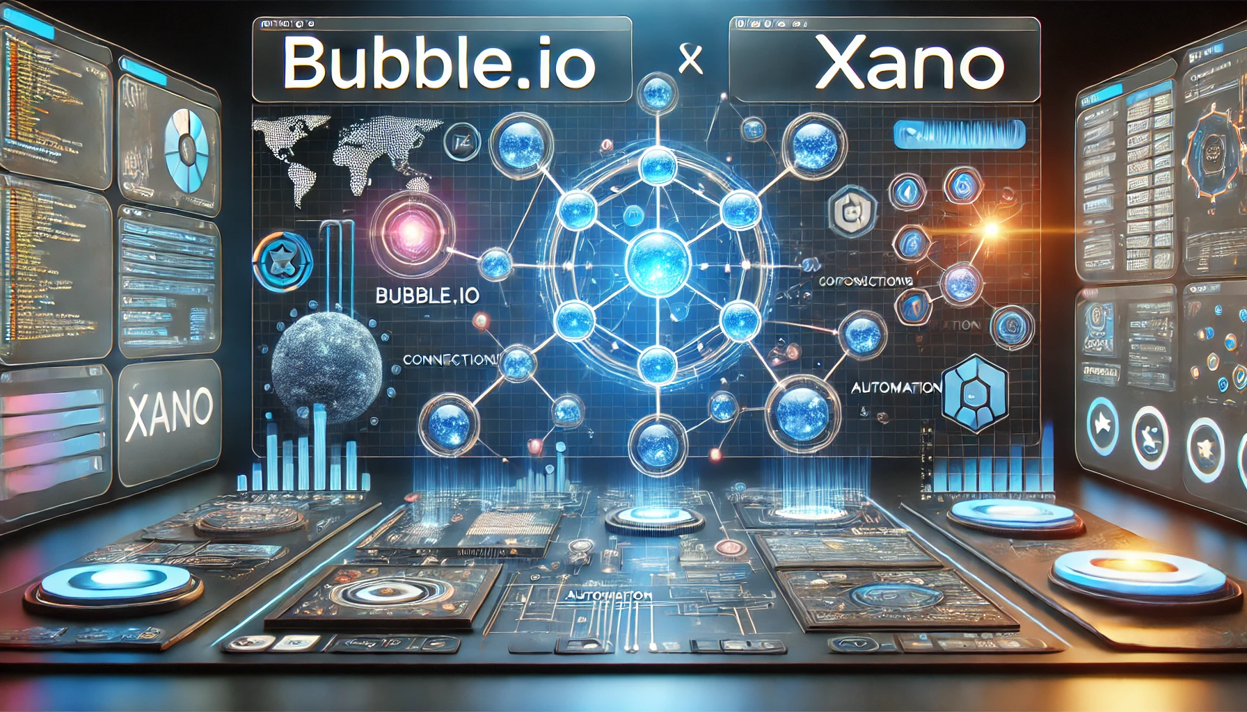 bubble.io, nocode, lowcode, xano,  kreante, development, app