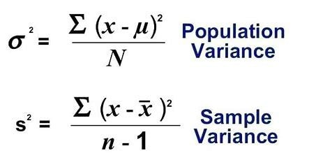 Variance Formula
