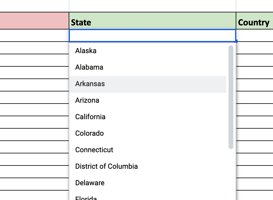 picklist value allowed for pardot state field