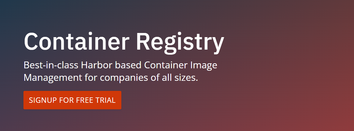 Dedicated Container Resgitsry as a Service