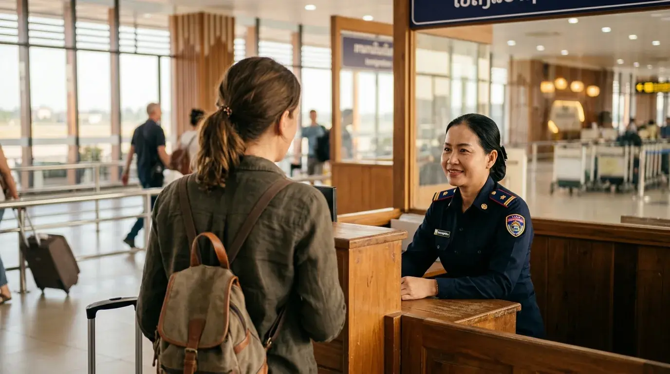 How To Clear The Airline Counter Before You Reach Laos