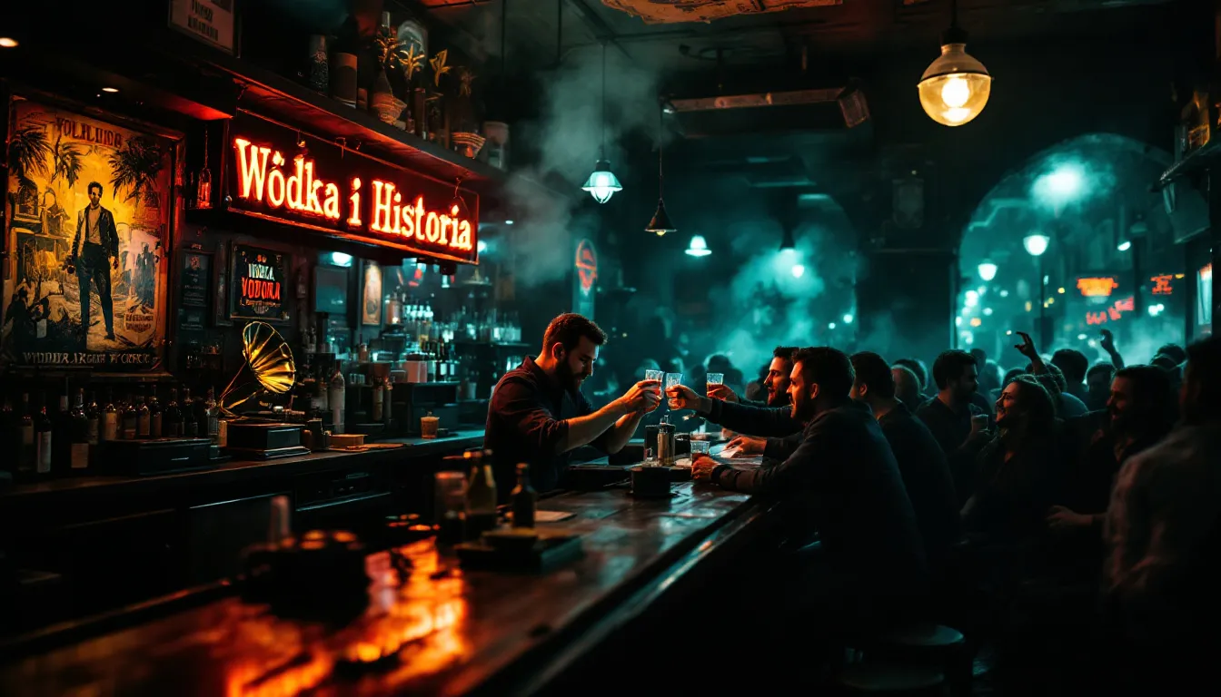 Ein atmosphärischer Wodka-Spot in Kazimierz, Krakau.