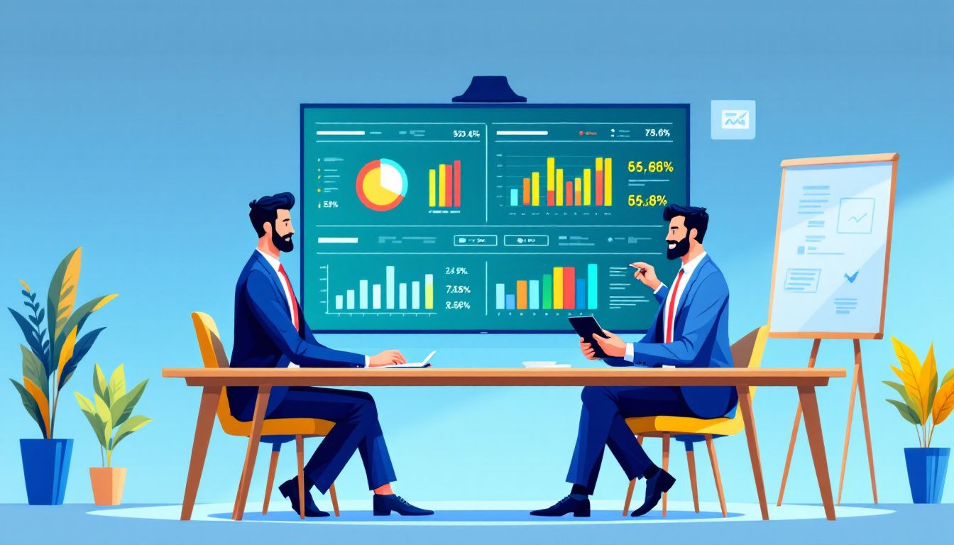 A financial advisor discussing affordability assessments with a sole trader.