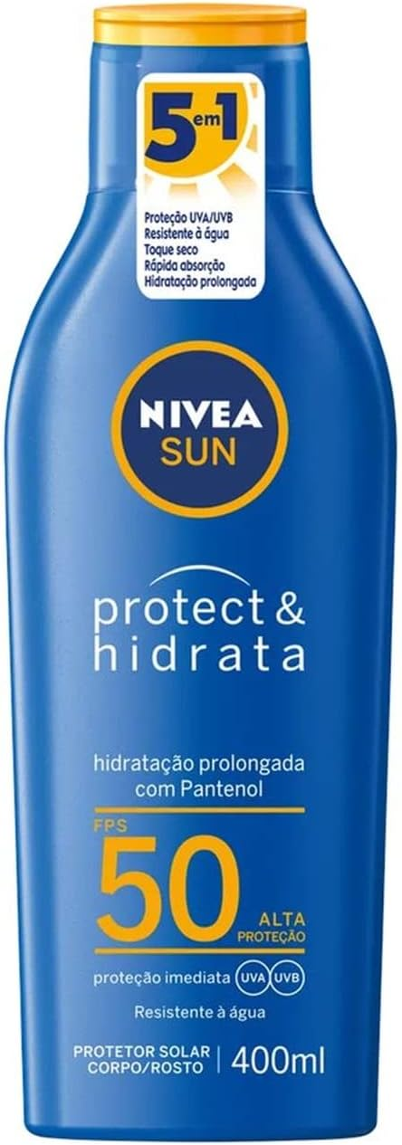 Nivea Sun Protect & Hidrata - protetor solar corporal. Fonte da imagem: site oficial da marca. 