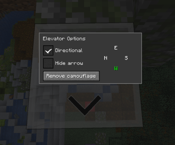 OpenBlocks Elevator mod Options in minecraft